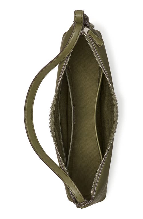 Kate Spade New York Large Loop Pebble Leather Shoulder Bag In Green