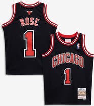 Mitchell & Ness Youth Mitchell & Ness Derrick Rose Black Chicago Bulls 2010/11 Hardwood Classics Swingman Jersey