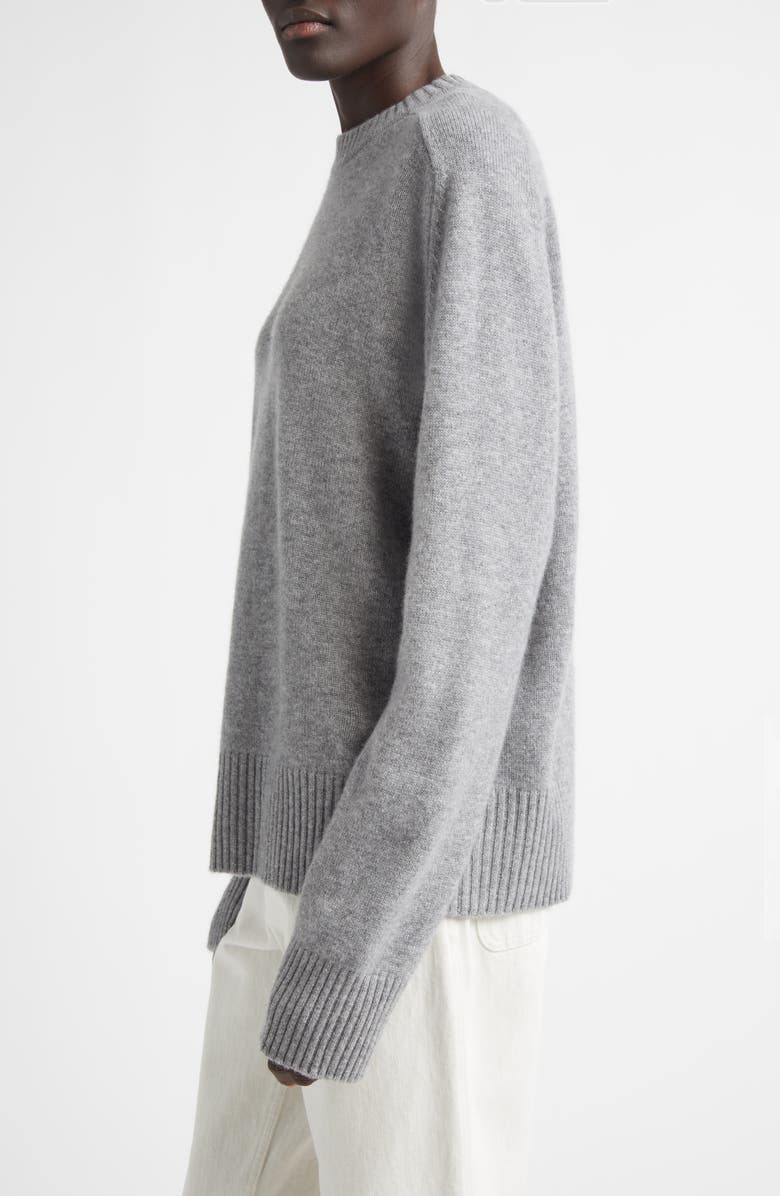 LOULOU DE SAISON Baltra Cashmere Sweater, Alternate, color, Grey Melange