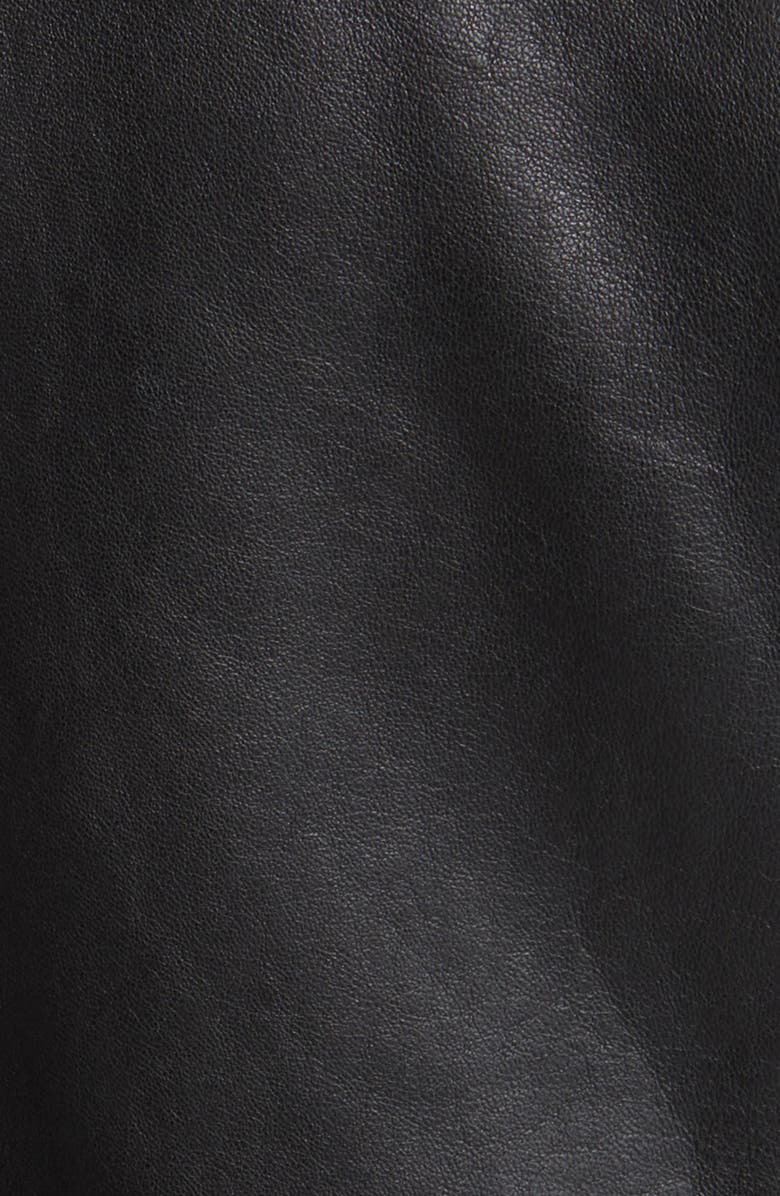 Belstaff Alstone Leather Jacket with Genuine Shearling Collar, Alternate, color, 