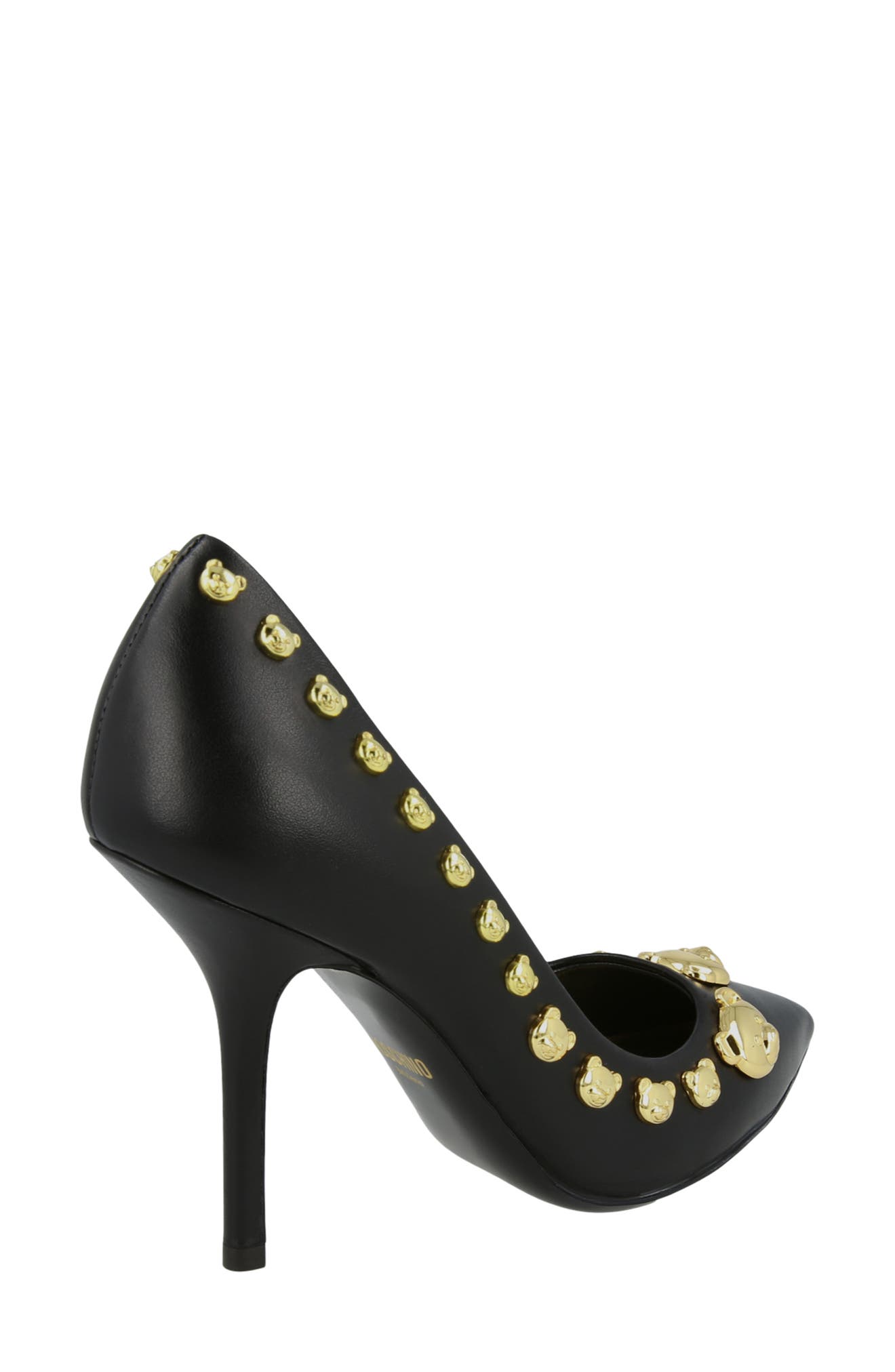 Moschino Teddy Bear Stud Pump, Alternate, color, 