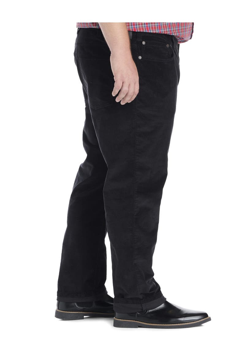 Big & Tall 5-Pocket Comfort Corduroy Pants, Alternate, color, CAVIAR