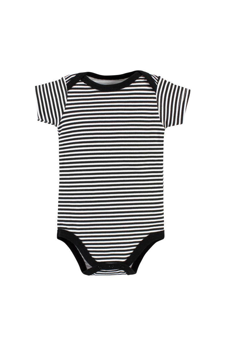 Hudson Baby Soft Cotton Bodysuit Triple Pack, Alternate, color, Leche Por Favor