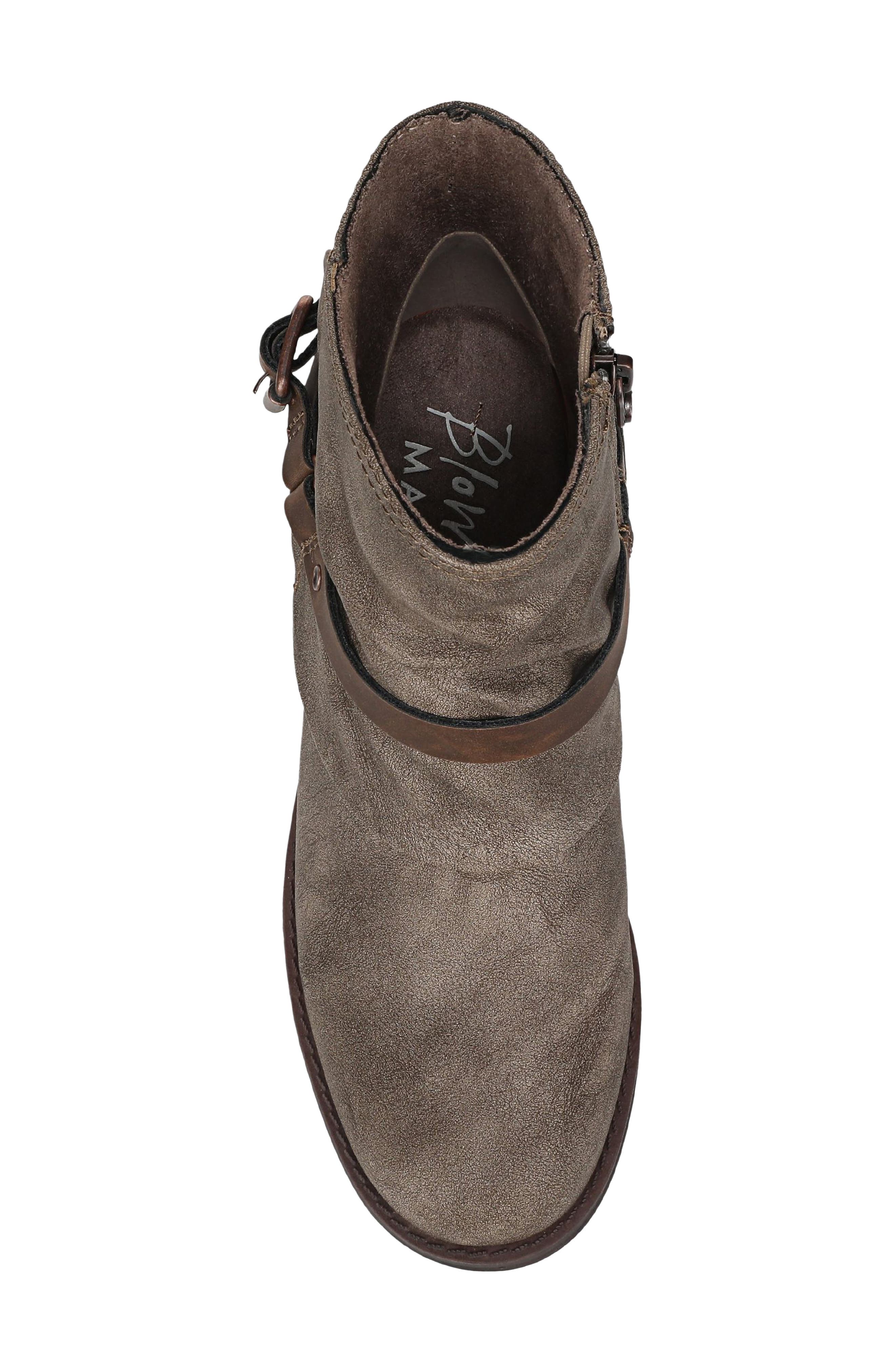 Marta Faux Leather Ankle Bootie, Alternate, color, TAUPE FAUX NUBUCK