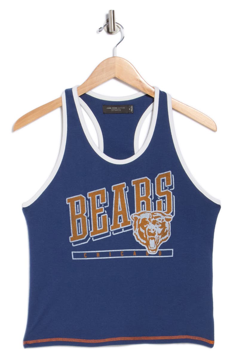 Junk Food All Pro Bears Tank, Alternate, color, True Navy/ Sun/ Orange