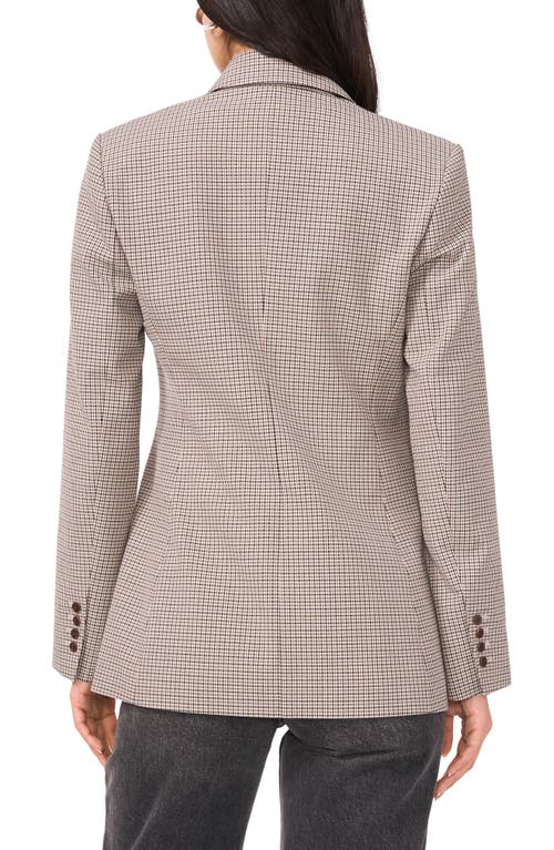 1.state Microcheck Blazer In Neutral