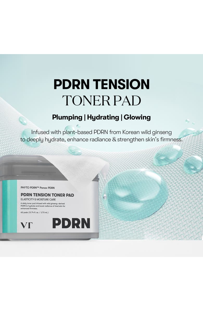 VT COSMETICS PDRN Tension Toner Pad, Alternate, color, Grey