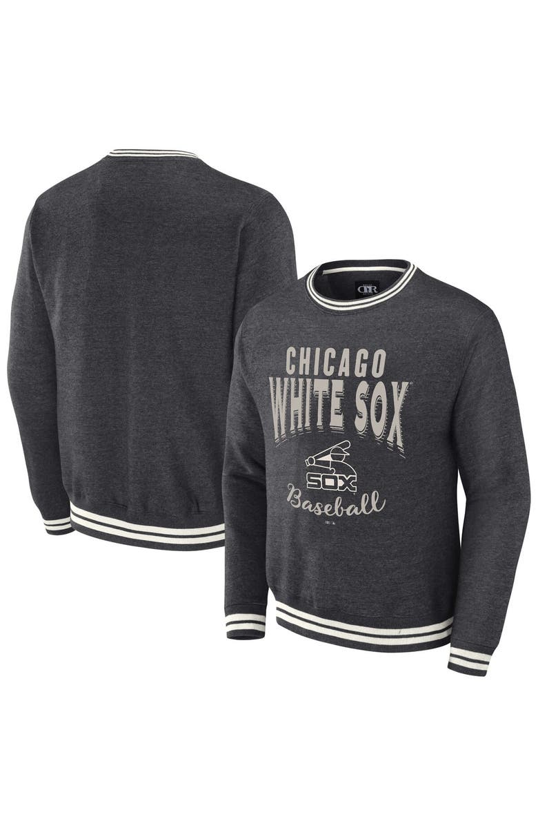 Darius Rucker Collection by Fanatics Men's Darius Rucker Collection by Fanatics  Heather Charcoal Chicago White Sox Vintage Pullover Sweatshirt, Main, color, Heather Charcoal