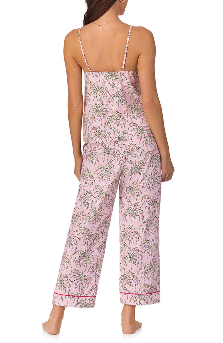 BedHead Pajamas Print Organic Cotton Jersey Crop Pajamas, Alternate, color, 