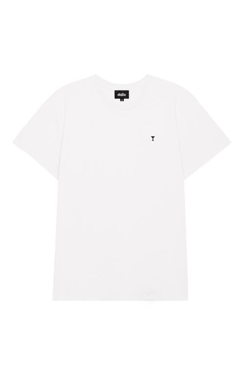 Dalix Womens Lil Martini Lightweight Everyday Tee In White