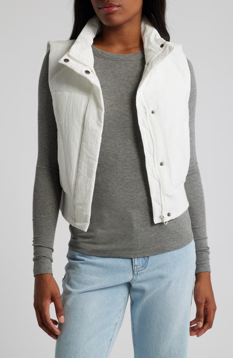 Crop Puffer Vest