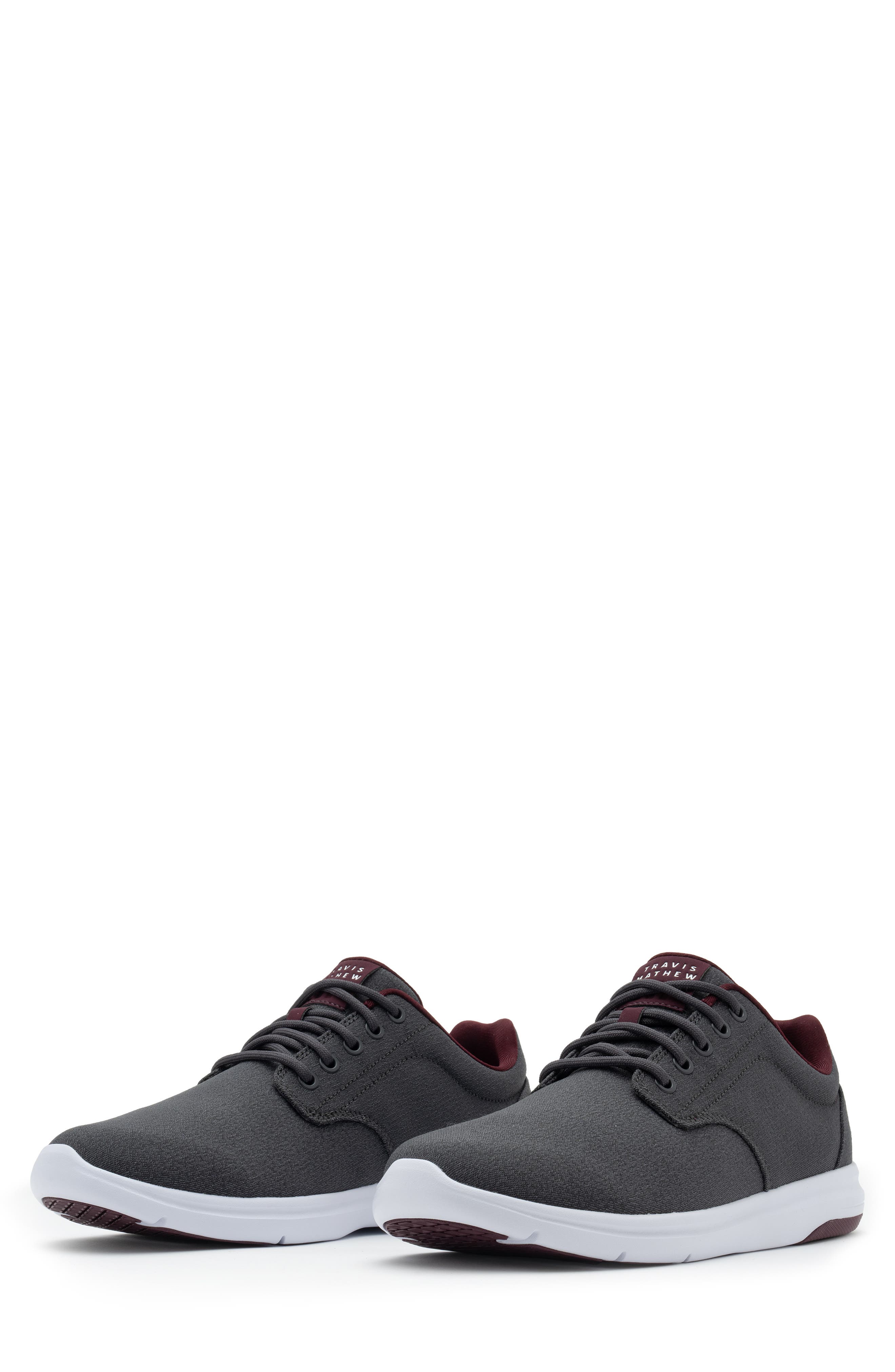 The Daily II Woven Sneaker, Main, color, HEATHER GREY PINSTRI