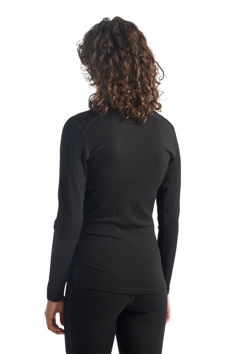 Icebreaker 260 Tech Wool Half Zip Pullover, Alternate, color, Black