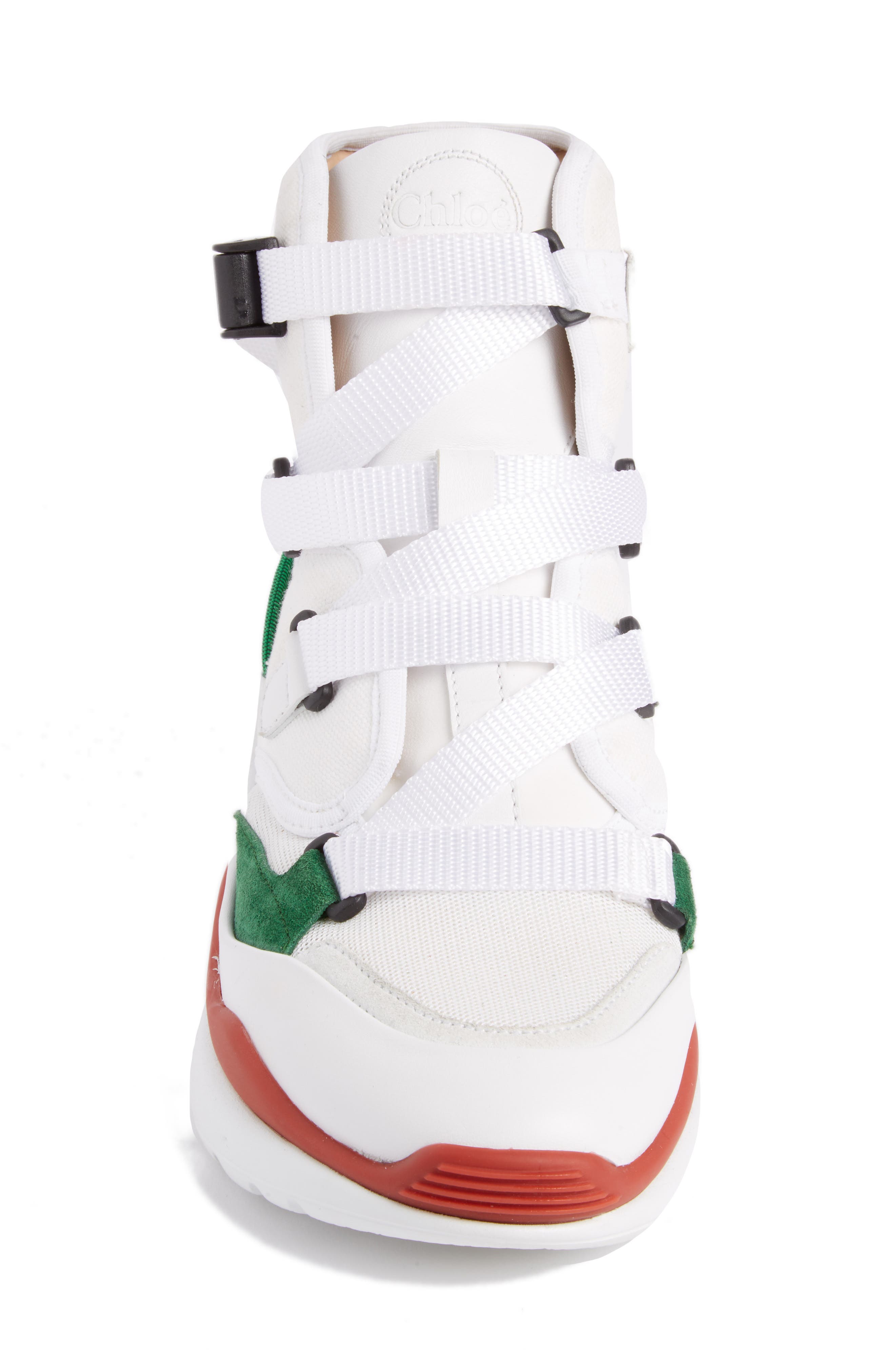 Chloé Sonnie High Top Sneaker, Alternate, color, 