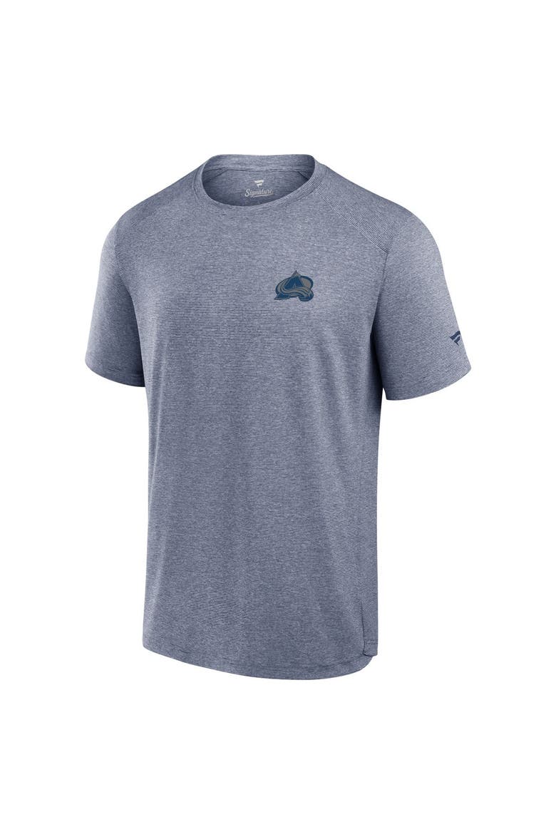 Men's Fanatics Signature Navy Colorado Avalanche Front Office Tech T-Shirt, Alternate, color, Navy