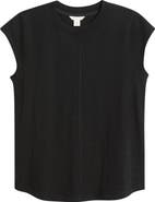 Caslon® Short Raglan Sleeve Cotton Tee