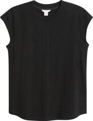 Caslon® Short Raglan Sleeve Cotton Tee