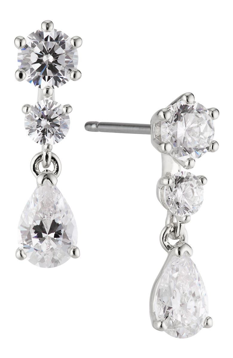 Nadri Prima Drop Earrings, Main, color,
