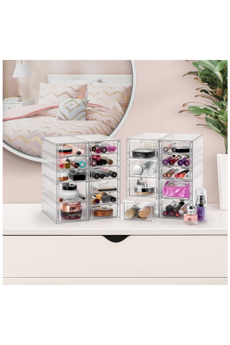 20-Drawer Acrylic Organizer, Alternate, color, CLEAR