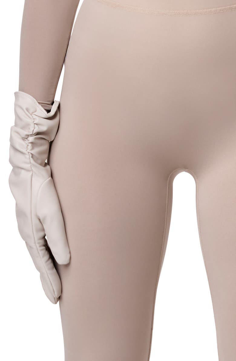 Naked Wardrobe Long Faux Leather Gloves, Alternate, color, 