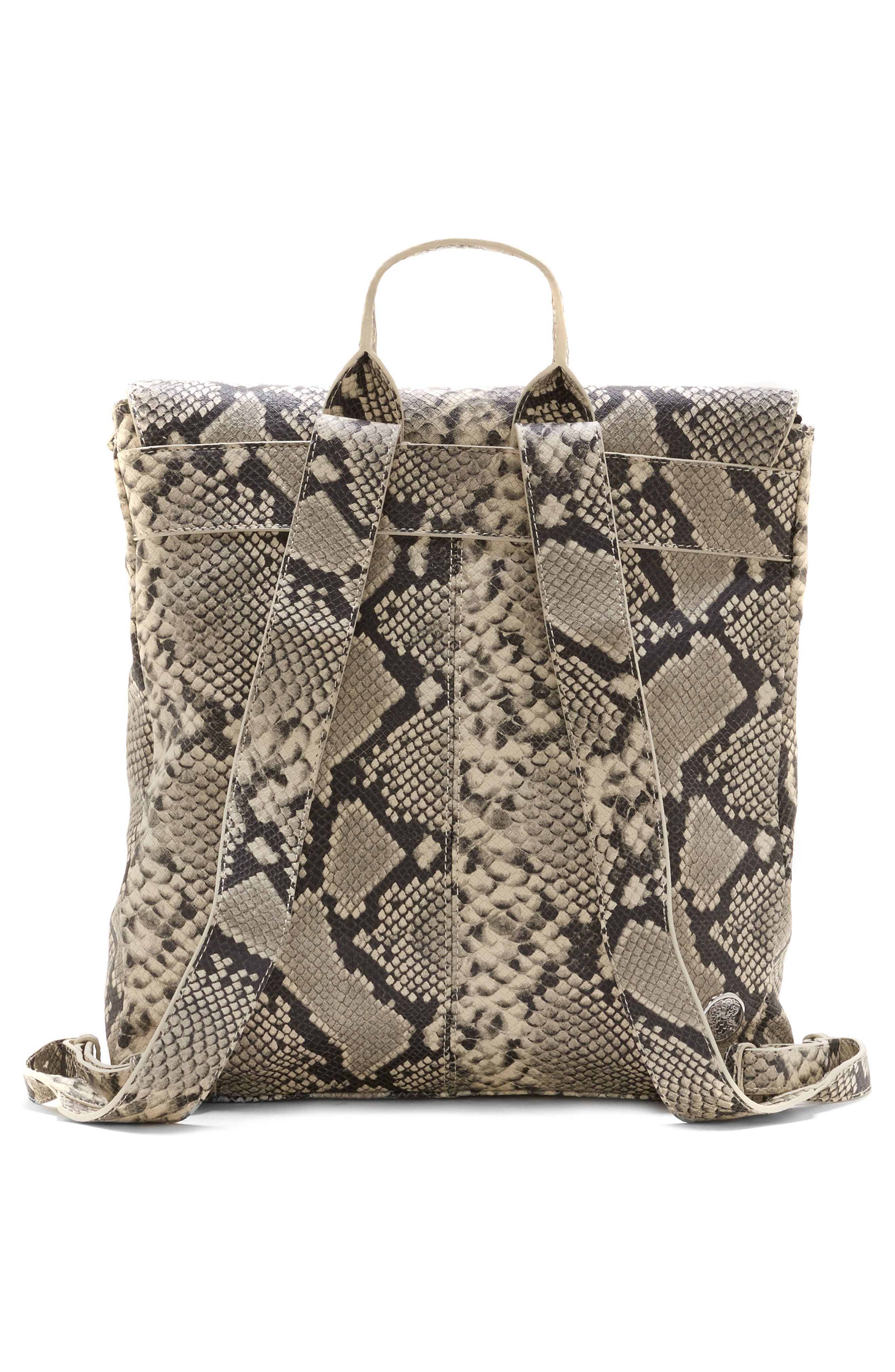 Tina Leather Backpack, Alternate, color, SASSY SNAKE