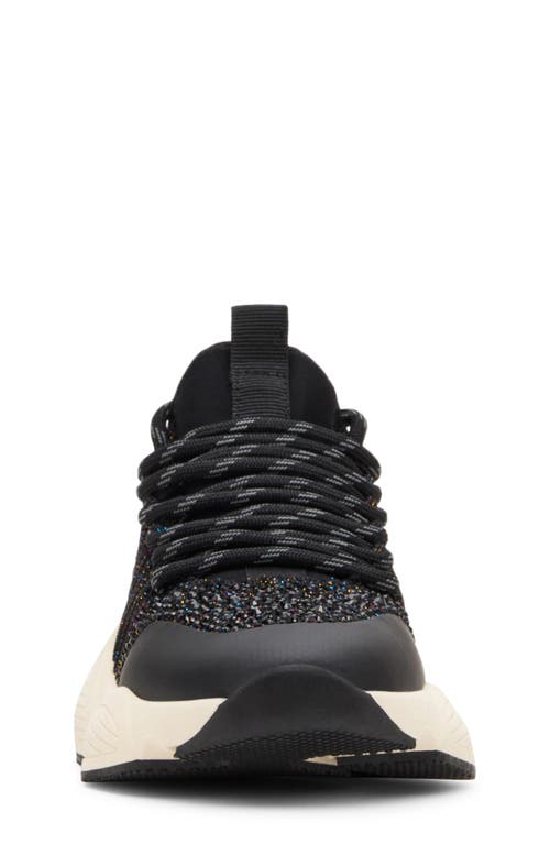 Steve Madden Kids' Jsolace Sneaker In Black