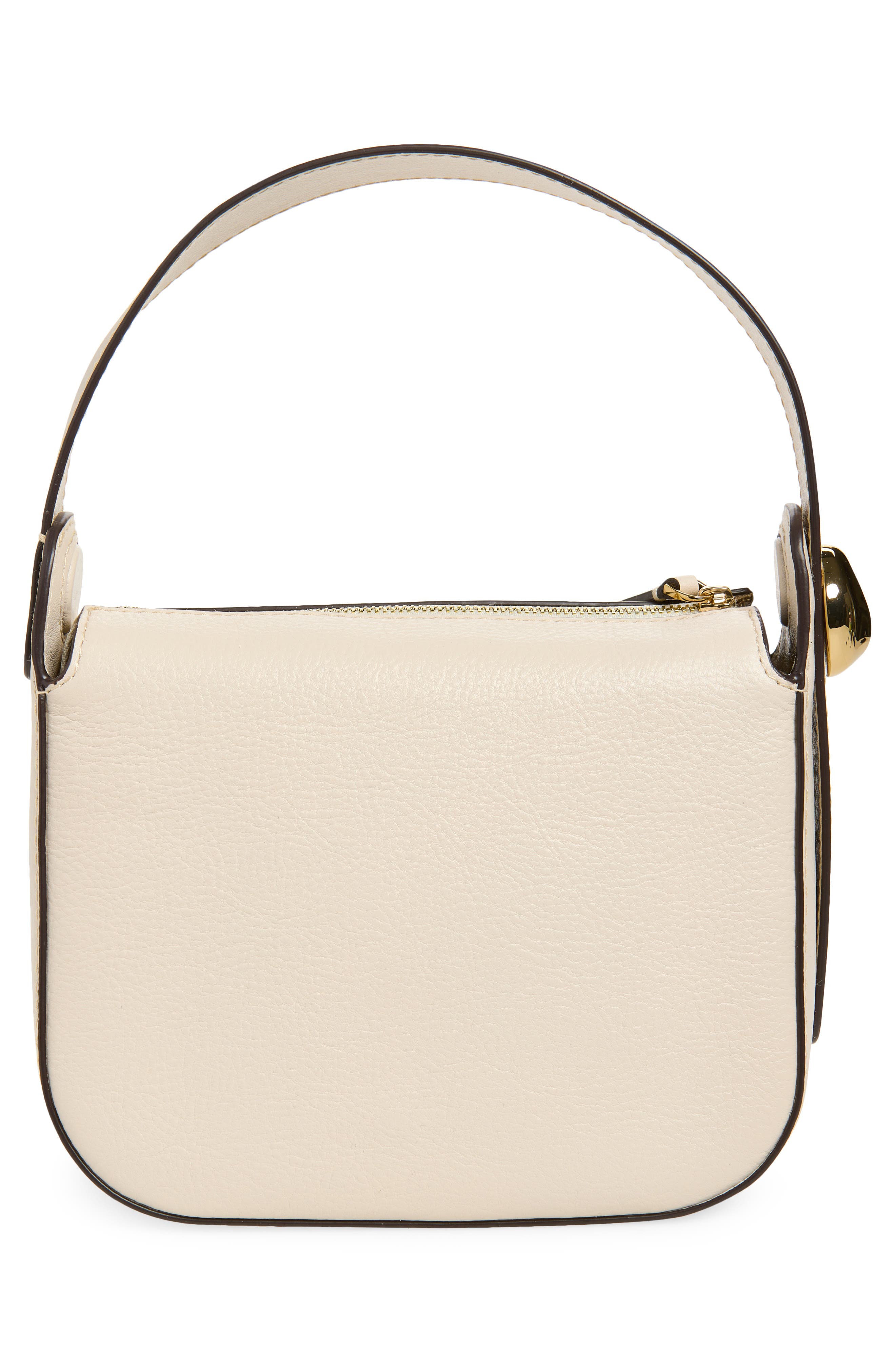 Madewell The Sculpted Metal Wristlet Bag, Alternate, color, Vintage Muslin