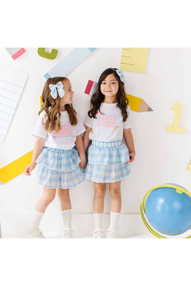 Kindergarten Pearl Patch Short Sleeve T-Shirt, Alternate, color, White