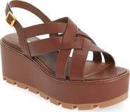 Reiss Naomi Slingback Platform Wedge Sandal