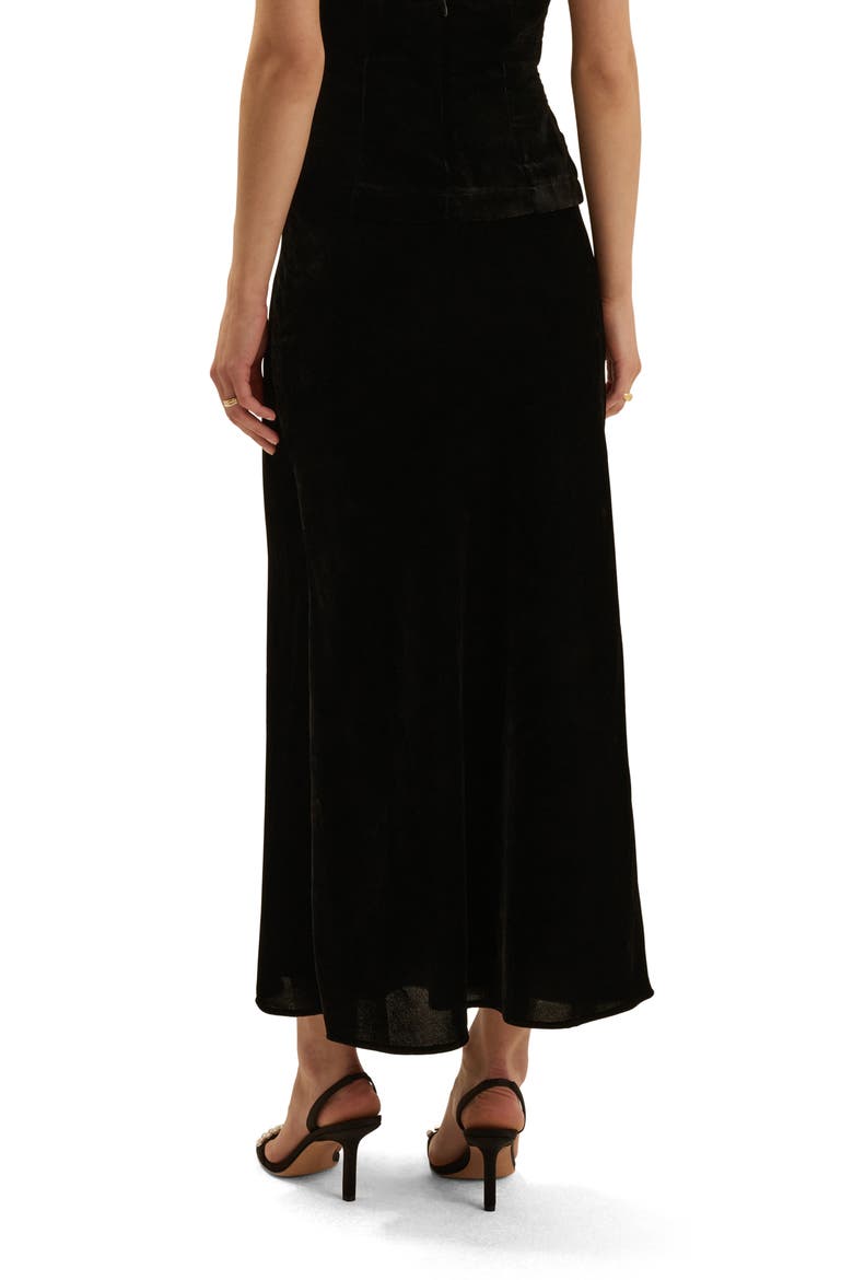 Favorite Maxi Skirt, Alternate, color, BLACK