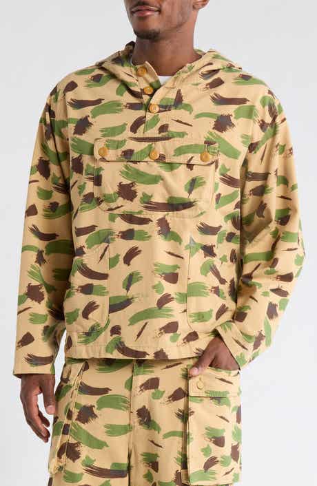 Brushstroke Camo Hooded Jacket