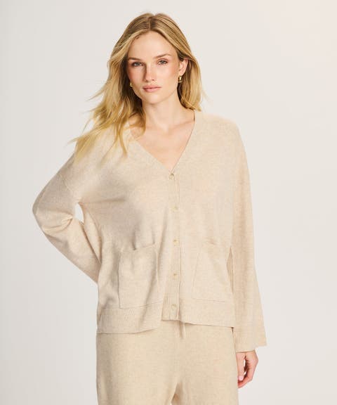 Signature Cashmere Boxy Cardigan