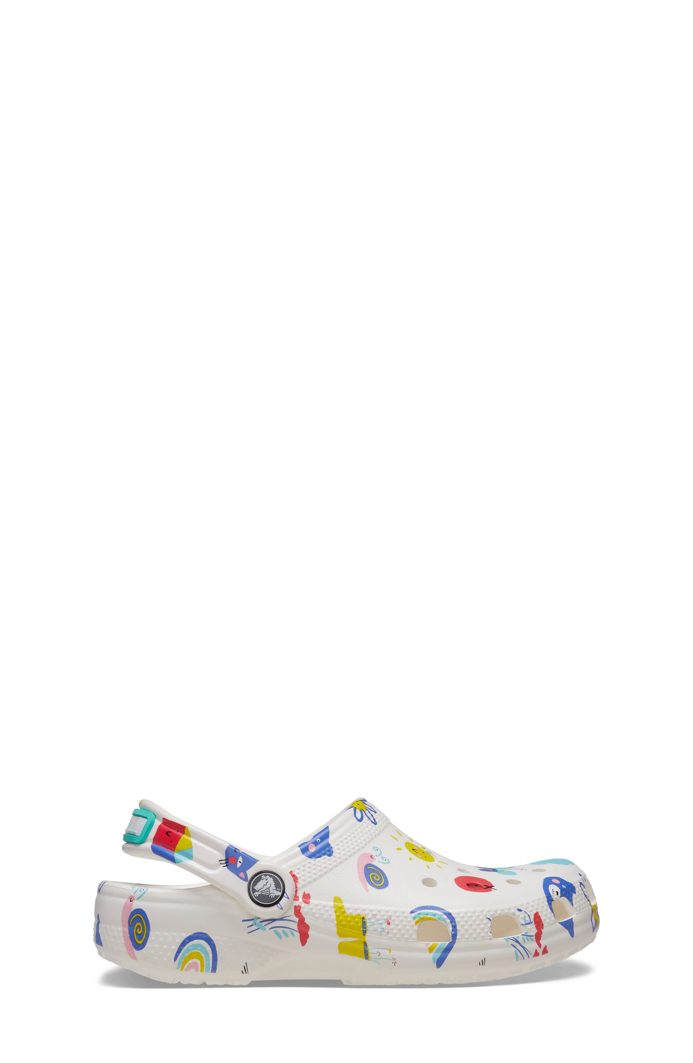 CROCS Kids' Classic Doodle Print Clog, Main, color, 