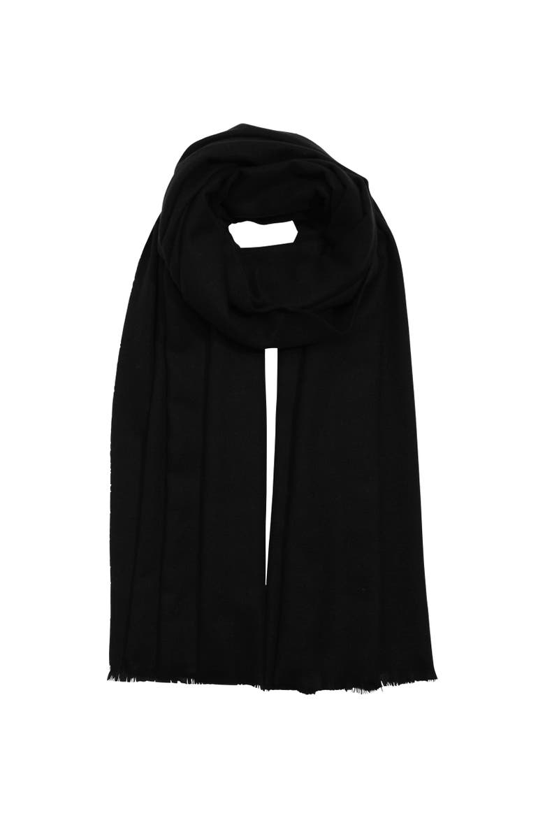 essential woven travel wrap, Main, color, Black