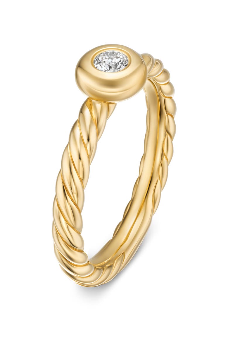Petite Cable Ring, Alternate, color, 18K GOLD