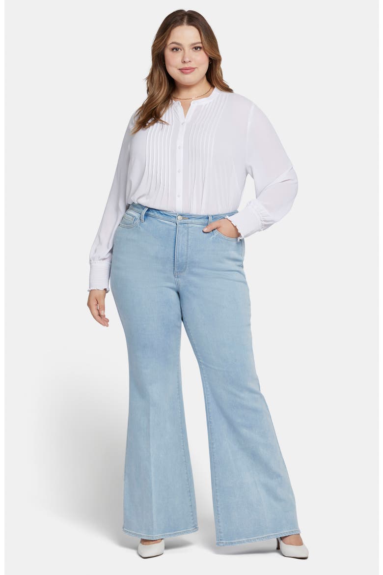 Mia Palazzo High Waist Flare Jeans, Alternate, color, WESTMINSTER