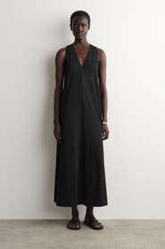 COS Twist-back Jersey Midi Dress