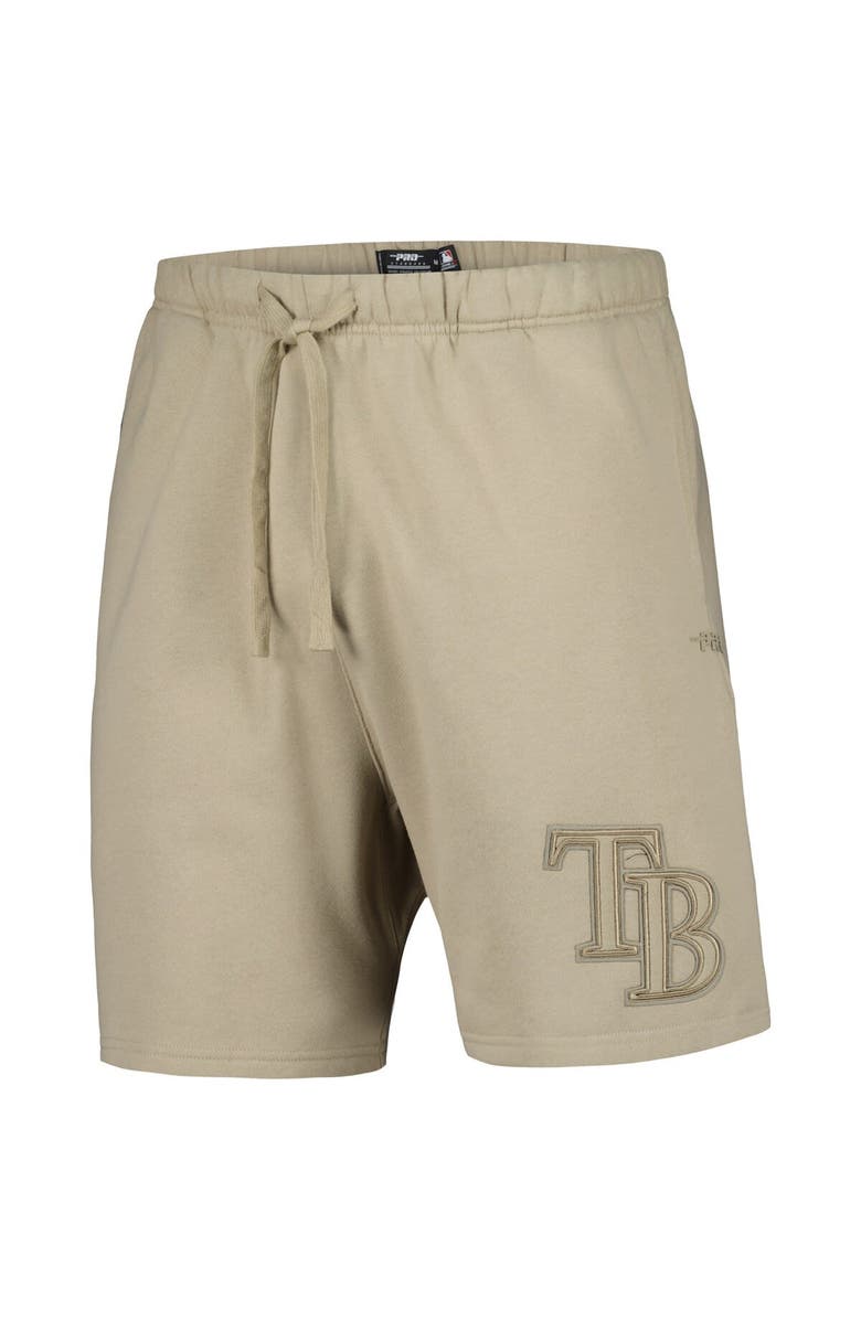 PRO STANDARD Men's Pro Standard Pewter Tampa Bay Rays Neutral Fleece Shorts, Alternate, color, Pewter