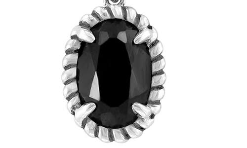 Effy Oval Onyx Pendant Necklace In Black