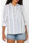selected Navy Optic White Stripe