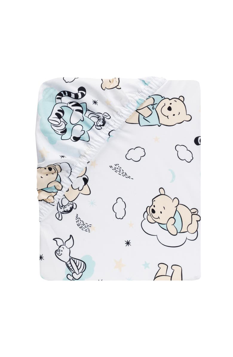Lambs & Ivy Disney Baby Winnie the Pooh Hugs 3-Piece Nursery Crib Bedding Set, Alternate, color, Multicolor
