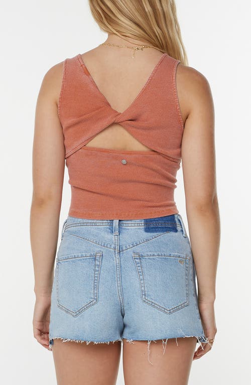 Roxy City Lights Cutout Tank In Red