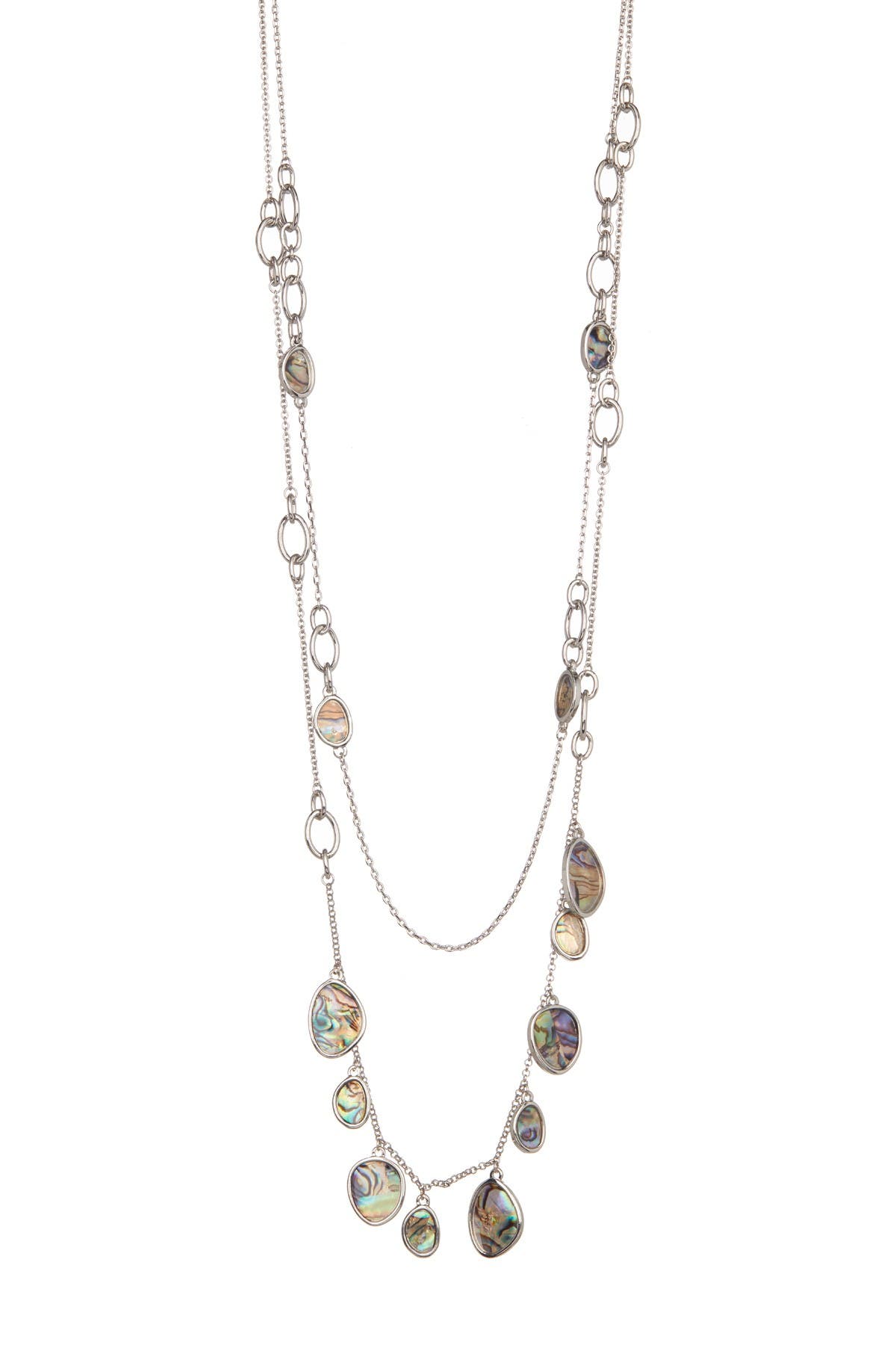 OLIVIA WELLES Aviana Multi-Colored Resin Multi-Strand Necklace (Women ...