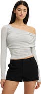 Cotton On Women
s One Shoulder Base Layer Long Sleeve