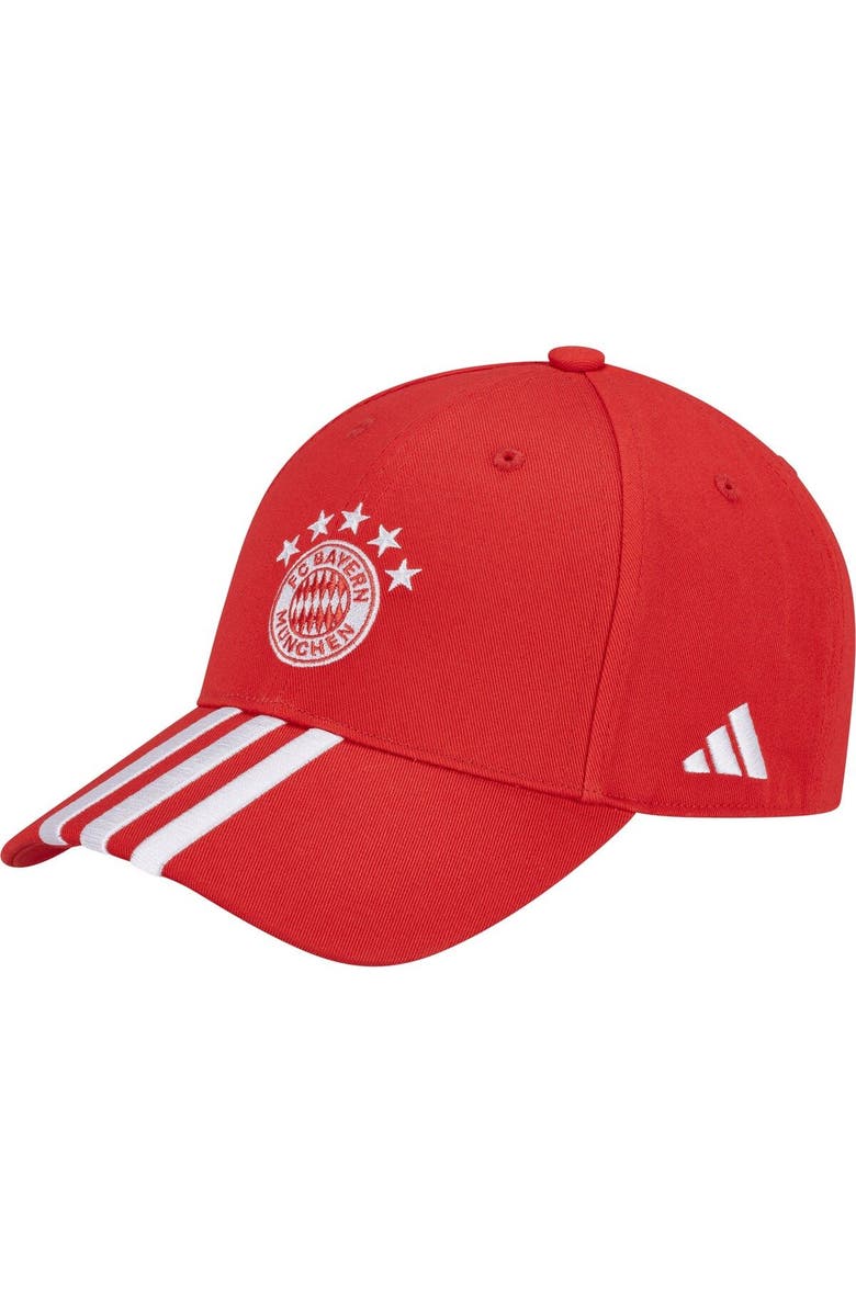 adidas Men's adidas Red Bayern Munich Baseball Adjustable Hat, Main, color, 