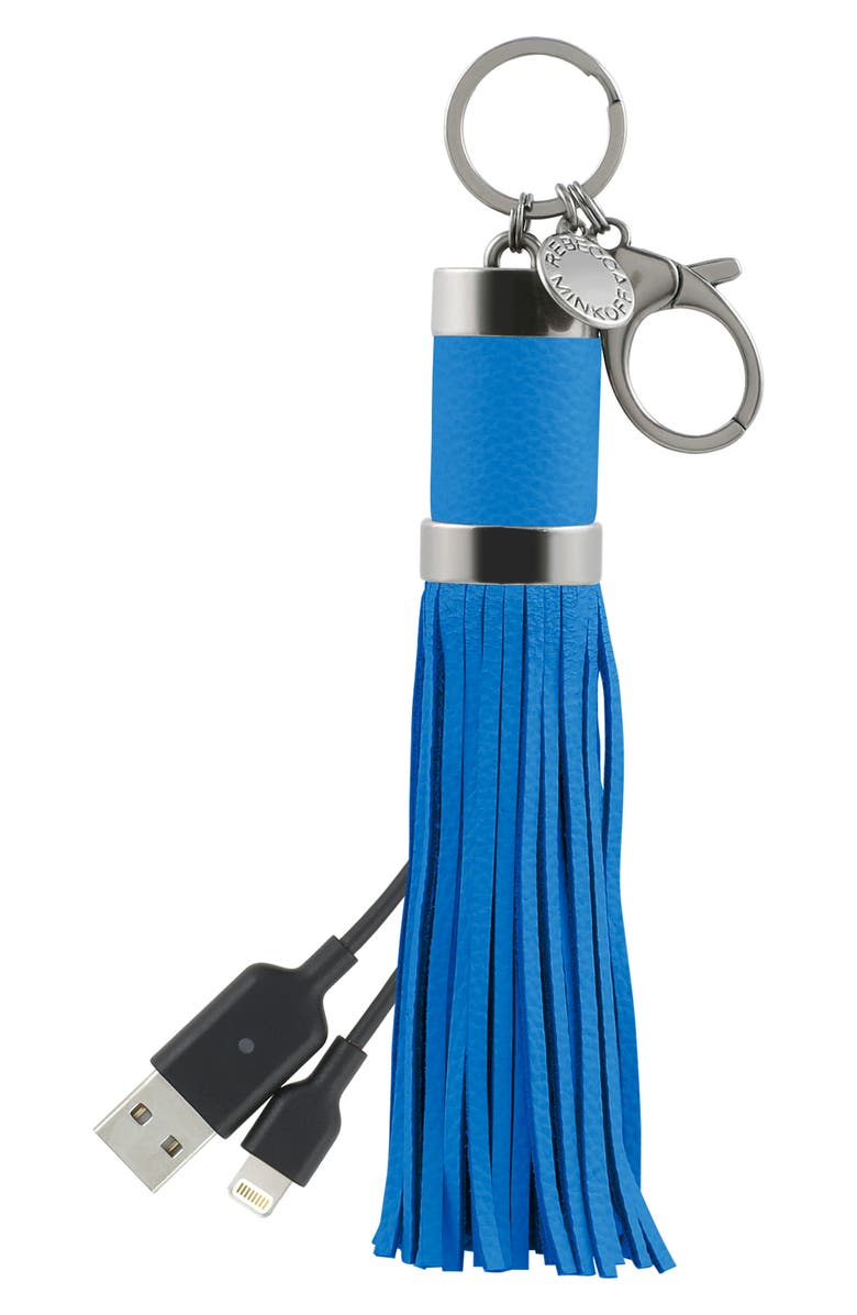 Rebecca Minkoff Power Tassel Bag Charm, Main, color,