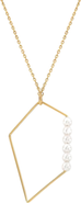 Bearfruit Jewelry 18k Gold Plated Sterling Silver Annabelle Pearl Necklace Gift Idea