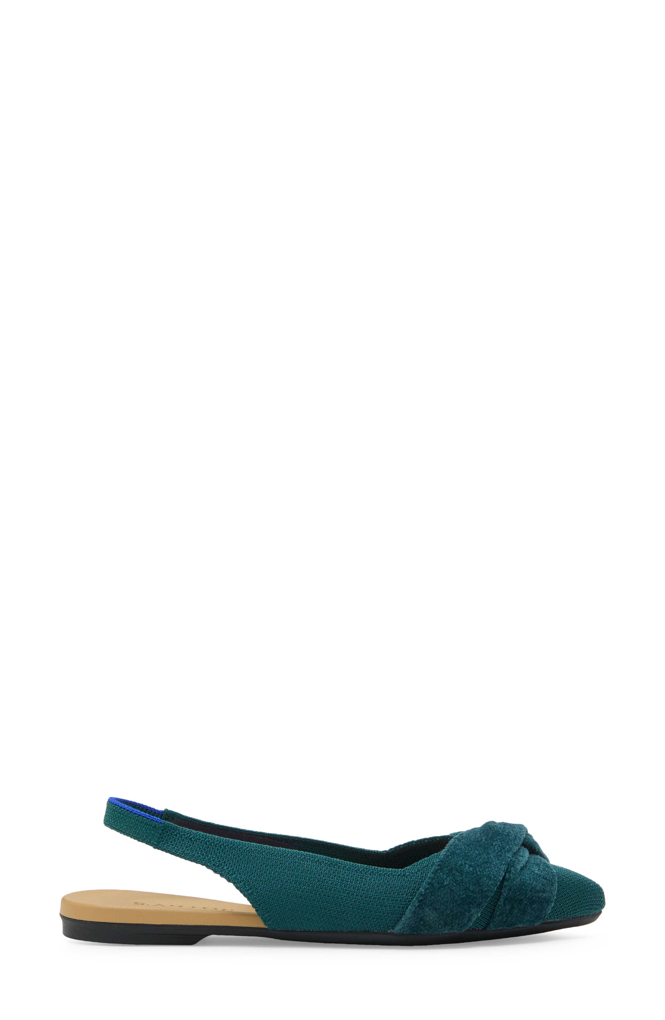 The Twist Point Slingback, Alternate, color, EVERGLADE