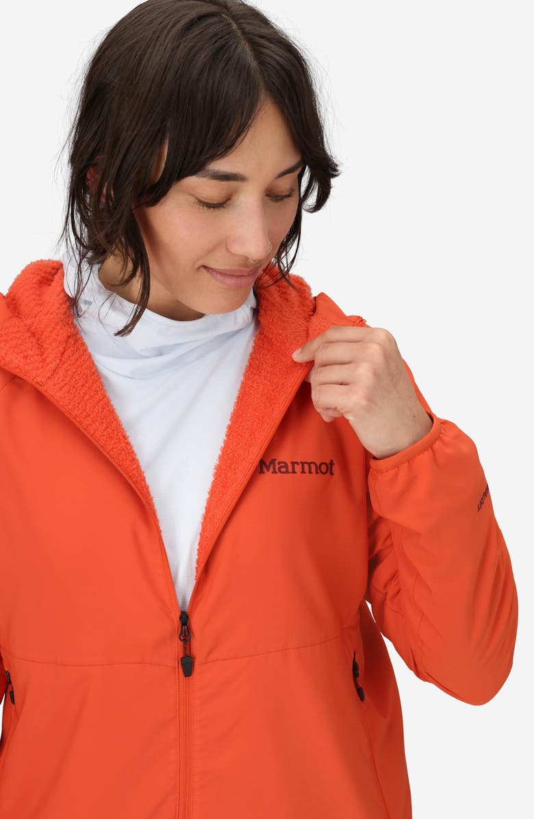 Marmot Aerothermal Hooded Jacket, Alternate, color, Ginger Blossom