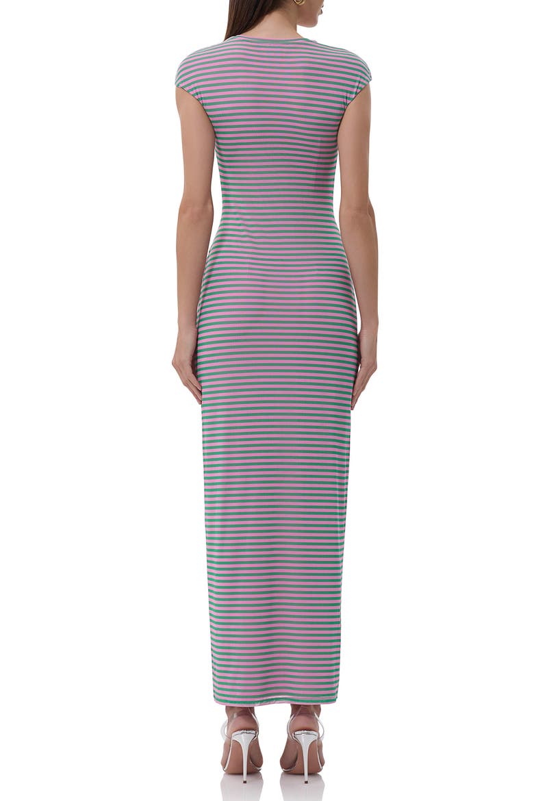 Cody Mesh Maxi Dress, Alternate, color, ROSE STRIPE